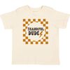 Thankful Dude Checker Thanksgiving Short Sleeve T-Shirt, Natural - T-Shirts - 1 - thumbnail