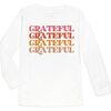 Grateful Thanksgiving Long Sleeve Shirt, White - Shirts - 1 - thumbnail