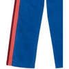 Velvet Side Striped Straight Corduroy Pants, Blue - Pants - 4