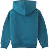 Roar Flock Print Fleece Jersey Hood Pullover, Blue - Sweaters - 2