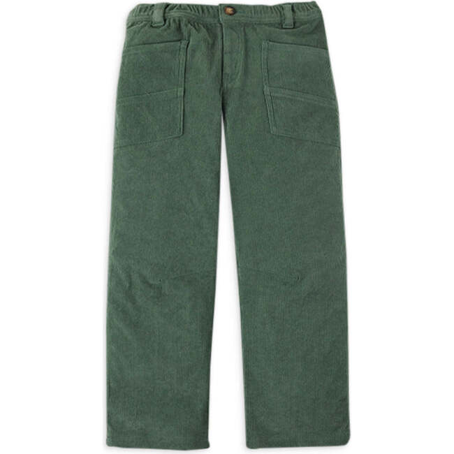 Corduroy Relaxed Arc Fit Pocket Pants, Green - Pants - 5