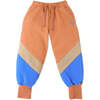 Color-Block Elastic Waist Drawstring Joggers, Multicolors - Pants - 1 - thumbnail