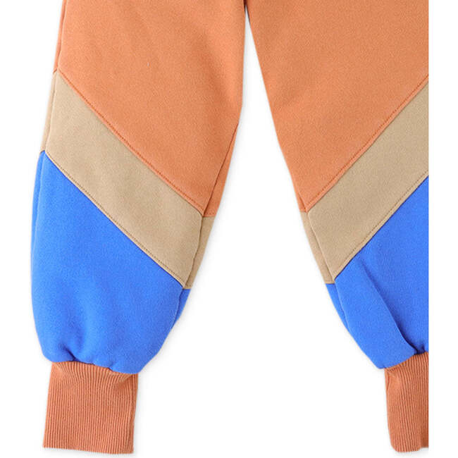 Color-Block Elastic Waist Drawstring Joggers, Multicolors - Pants - 4