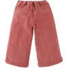 Baby Girls Velvet Sailor Pocket Pants, Tan - Pants - 2