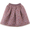 Leopard Print Lurex Tulle Skirt, Metallic - Skirts - 1 - thumbnail