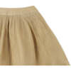 Baby Girls Gold Pleat Tulle Skirt, Beige - Skirts - 3