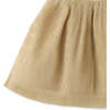 Baby Girls Gold Pleat Tulle Skirt, Beige - Skirts - 4