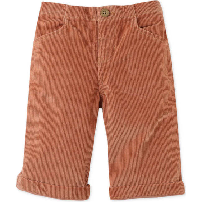 Baby Girls Corduroy Pocket Pull-On Pants, Tan - Pants - 1