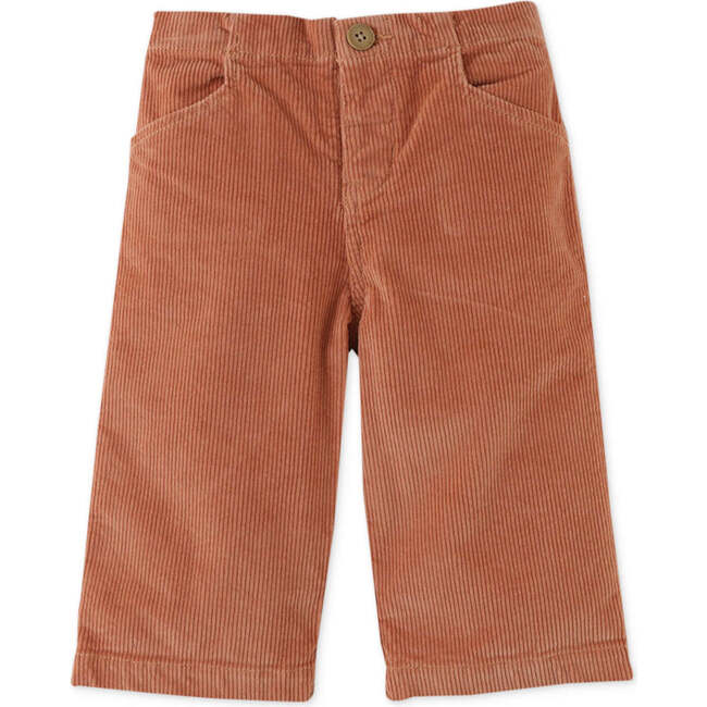 Baby Girls Corduroy Pocket Pull-On Pants, Tan - Pants - 5