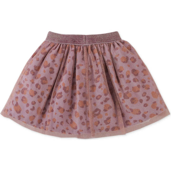 Baby Girls Animal Print Glittered Tulle Skirt, Metallic - Skirts - 2