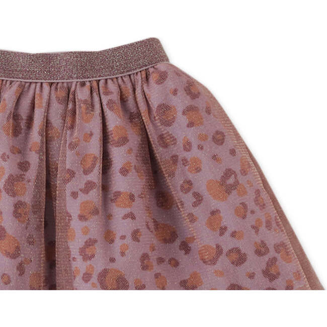 Baby Girls Animal Print Glittered Tulle Skirt, Metallic - Skirts - 3