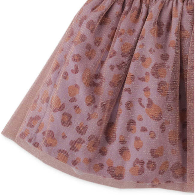 Baby Girls Animal Print Glittered Tulle Skirt, Metallic - Skirts - 4