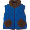 Baby Boys Reversible Sleeveless Sherpa Gilet, Brown - Vests - 2