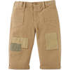 Baby Boys Patchwork Relaxed Arc Fit Pants, Brown - Pants - 1 - thumbnail