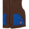 Baby Boys Reversible Sleeveless Sherpa Gilet, Brown - Vests - 5