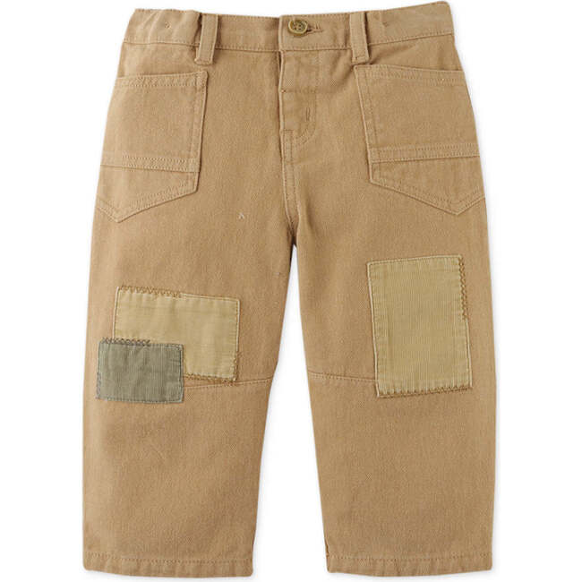 Baby Boys Patchwork Relaxed Arc Fit Pants, Brown - Pants - 5