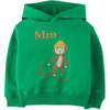 Baby Boys M For Monkey Print Jersey Fleece Hood Pullover, Green - Sweaters - 1 - thumbnail