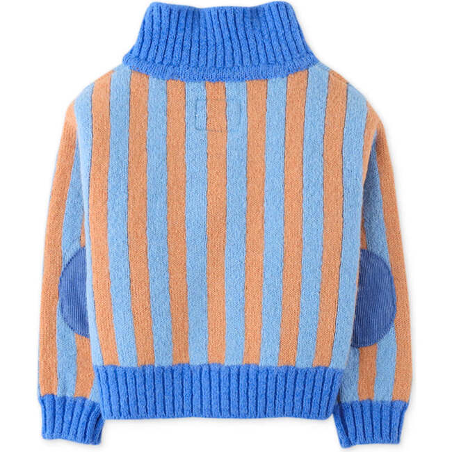 Baby Boys Knit Fox Chenille Applique Retro Striped Cardigan, Multicolors - Cardigans - 2