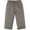 Baby Boys Houndstooth Loose Straight Fit Pants, Multicolors - Pants - 2