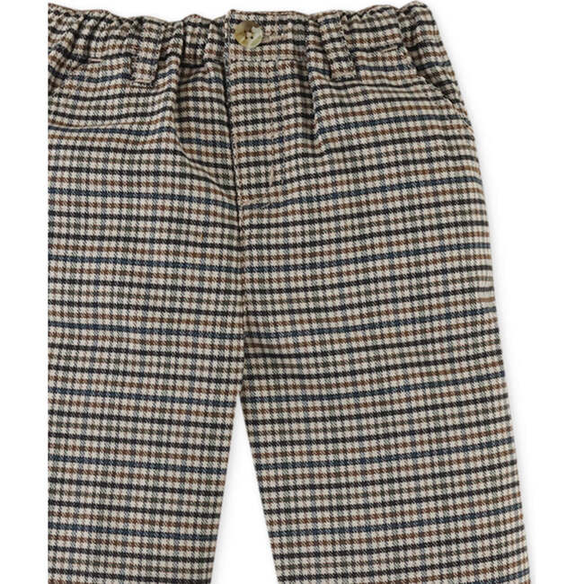 Baby Boys Houndstooth Loose Straight Fit Pants, Multicolors - Pants - 3