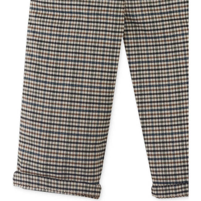 Baby Boys Houndstooth Loose Straight Fit Pants, Multicolors - Pants - 4