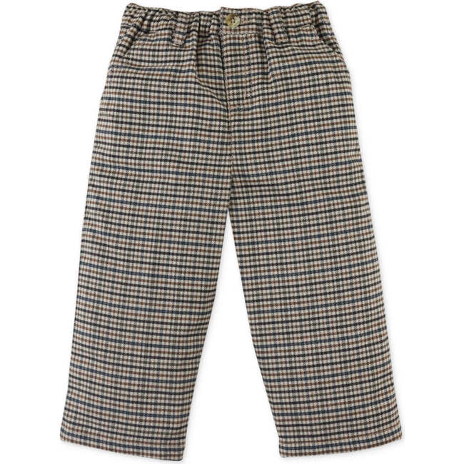 Baby Boys Houndstooth Loose Straight Fit Pants, Multicolors - Pants - 5