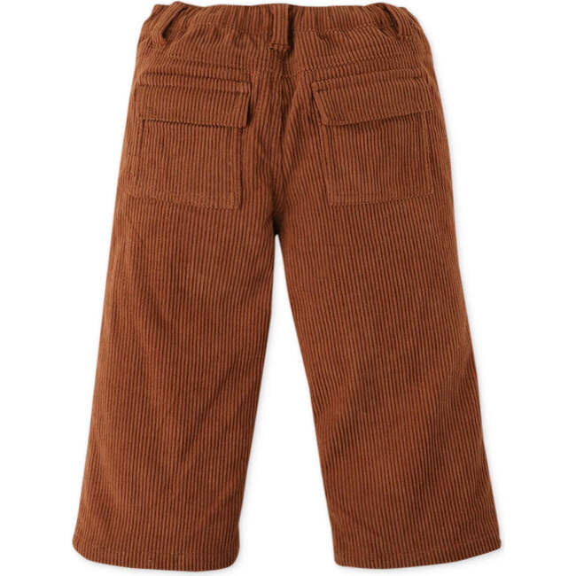 Baby Boys Fox Embroidered Corduroy Pants, Brown - Pants - 2