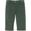 Baby Boys Corduroy Relaxed Arc Fit Pants, Green - Pants - 1 - thumbnail