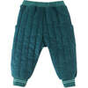 Baby Boys Fine Corduroy Quilted Joggers, Green - Pants - 2