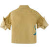 Baby Boys Don't Tickle The Tiger Fine Corduroy Shirt, Yellow - Shirts - 2