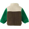 Baby Boys Color-Block Long Sleeve Sherpa Jacket, Multicolors - Jackets - 2