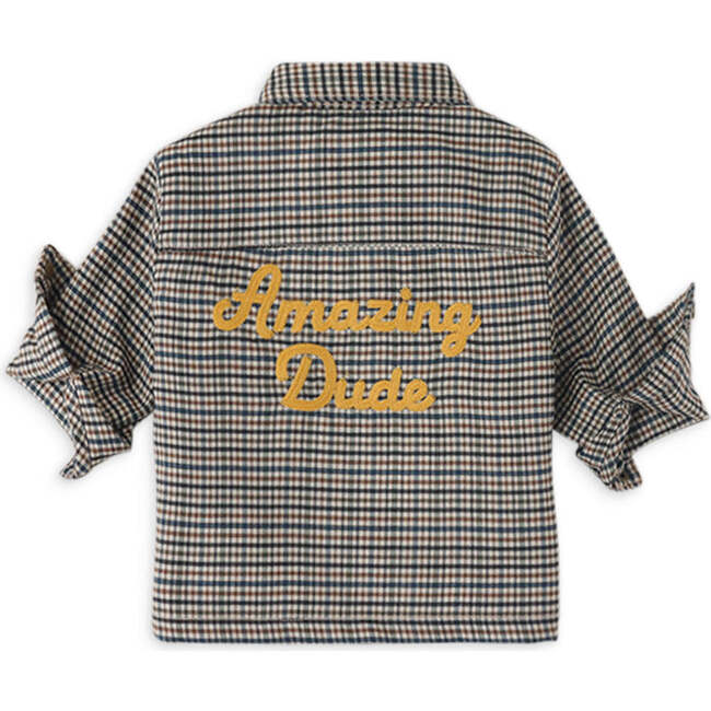 Baby Boys Amazing Dude Embroidered Overshirt Jacket, Multicolors - Jackets - 2