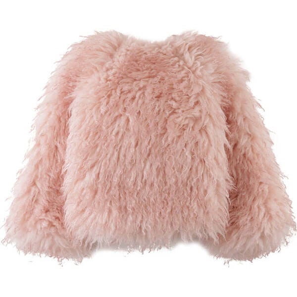 【THINK FUR】Popcorn Fur Raglan Jacket POPCORN FAUX FUR IN YELLOW – AKIRA