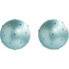 Women's Gaia Crystal Emblemished Earrings, Aqua Blue - Earrings - 1 - thumbnail