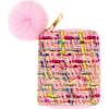 Tweed Mix Wallet,  Pink - Bags - 1 - thumbnail