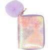 Shiny Tie Dye Mermaid Scale Wallet,  Purple - Bags - 1 - thumbnail