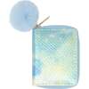 Shiny Tie Dye Mermaid Scale Wallet,  Blue - Bags - 1 - thumbnail