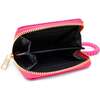 Sequin Heart Spiral Strap Wallet,  Hot Pink - Bags - 2