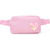 Sequin Heart Belt Bag,  Pink - Bags - 1 - thumbnail