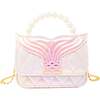 Mermaid Tail Pearl Handle Bag,  Pink - Bags - 1 - thumbnail