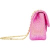 Classic Glitter Wave Handbag,  Hot Pink - Bags - 2