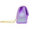 Classic Glitter Wave Handbag,  Purple - Bags - 2