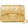 Classic Quilted Stud Handbag,  Gold - Bags - 1 - thumbnail