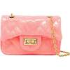 Classic Quilted Sparkle Mini Purse,  Pink - Bags - 1 - thumbnail