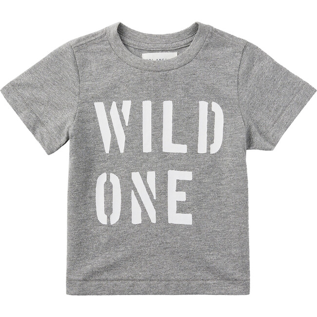 Wild One Marlow Crew Neck Short Sleeve T-Shirt, Grey