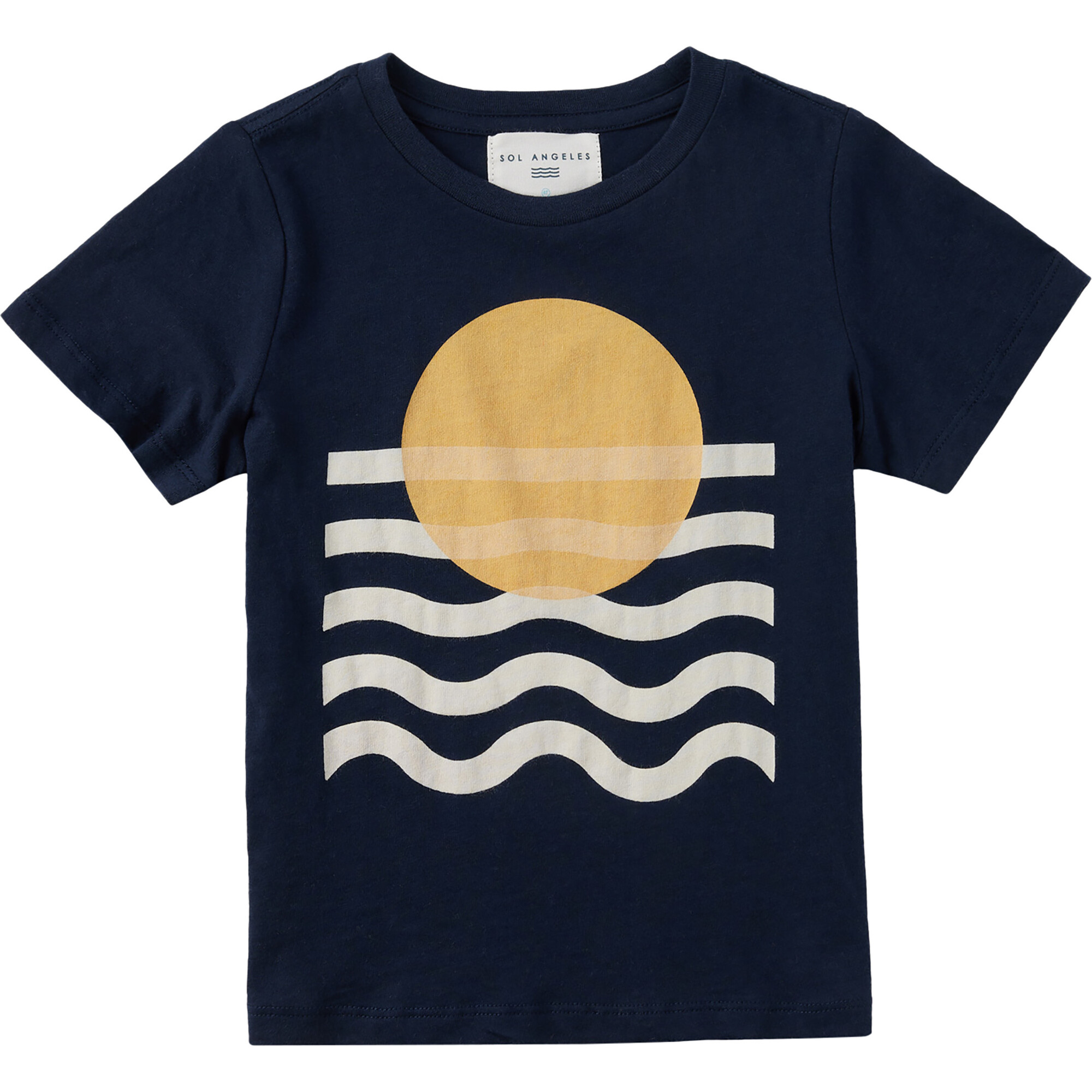 Geo Wave Marlow Crew Neck Short Sleeve T-Shirt, Blue - T-Shirts - 1
