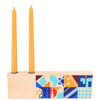 Chutzpah Candle Holder, Blue - Accents - 1 - thumbnail