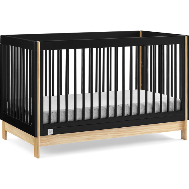 Tate 4-In-1 Convertible Crib, Black