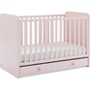 Graham 4-In-1 Convertible Crib With Storage Drawer, Pink - Cribs - 1 - thumbnail