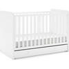 Graham 4-In-1 Convertible Crib With Storage Drawer, White - Cribs - 1 - thumbnail